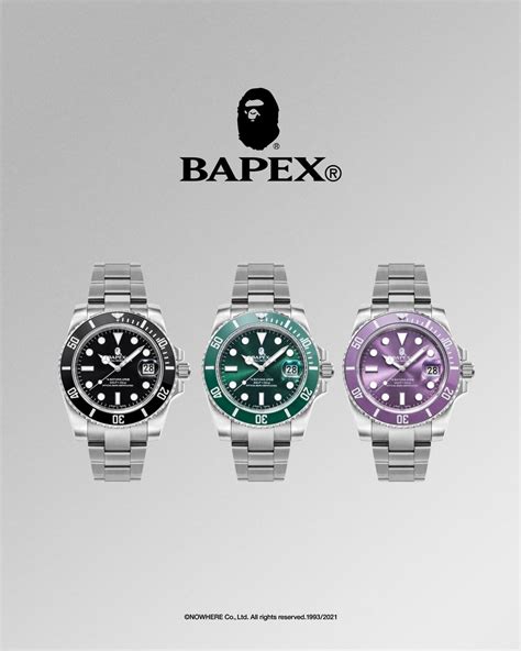 bape x rolex submariner|rolex submariner price.